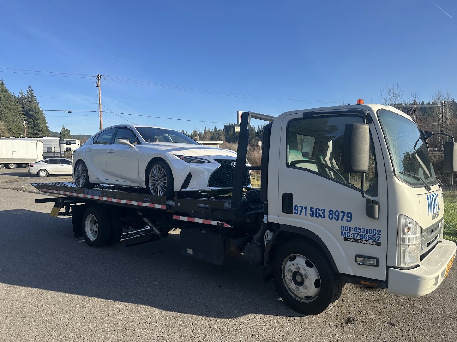 MRPL Towing serving passenger vehicles
